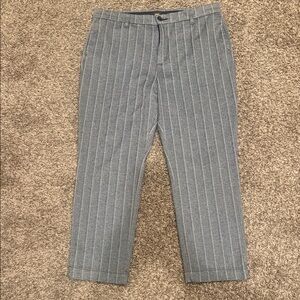 Lee Women's Gray Pinstripe Trousers